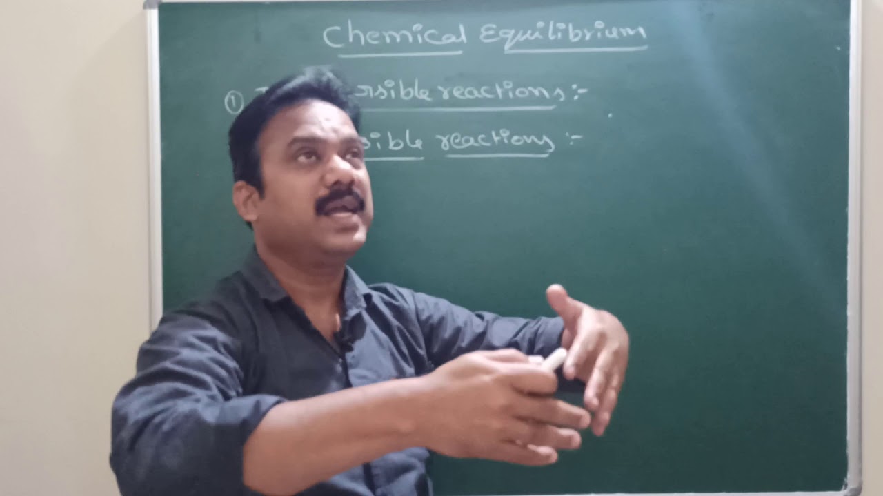 Reversible, irreversible reactions | law of mass action || Chemical equilibrium -1 ||English, Telugu