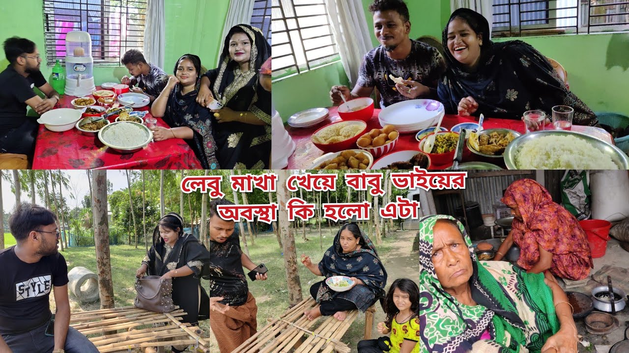 অবশেষে শেষ হল মামা বাড়ি দাওয়াত খাওয়া/মার ভাইদের সাথে কেমন সম্পর্ক/সবার কাছে মা কেন এত দূরে থাকে