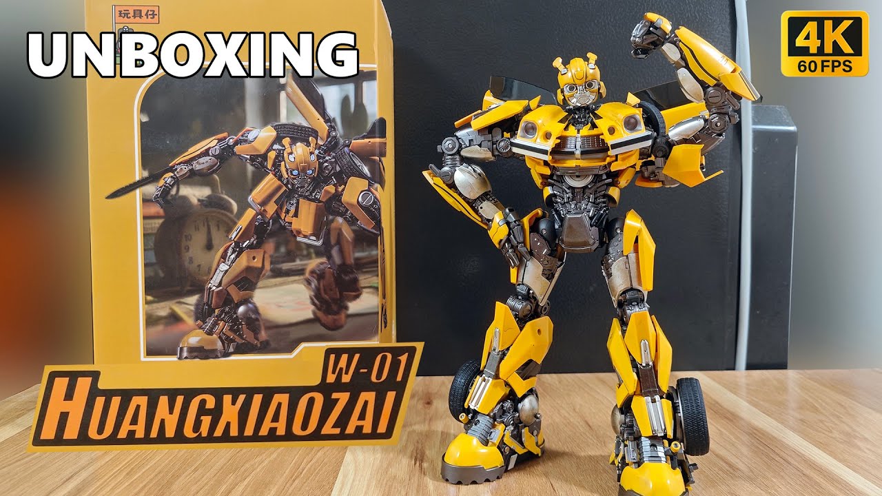 W-01 Huangxiaozai (Toyboy W01) Bumblebee Unboxing – 3rd Party Transformers Rise of the Beasts DLX