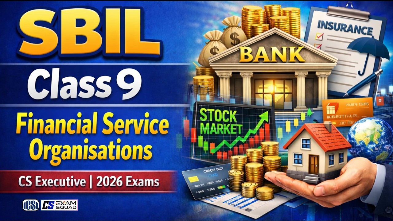 SBIL CLASS 9 | Financial Services Organizations | GARUD BATCH Free Classes.