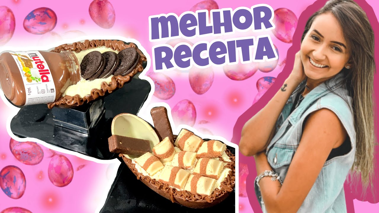 FIZ OS OVOS DE PÁSCOA MAIS GOSTOSOS DO MUNDO 😱/ (COM CREME DE LEITE NINHO, NUTELLA E KINDER BUENO)
