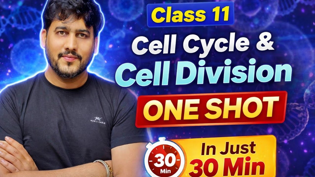 Cell Cycle and Cell Division in One Shot |Full NCERT Covered | Class 11 Biology | NEET