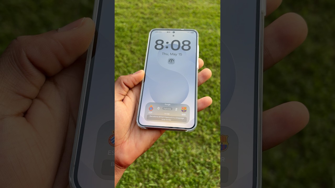 Galaxy S25 Plus Smooth Now Bar Sports by Google