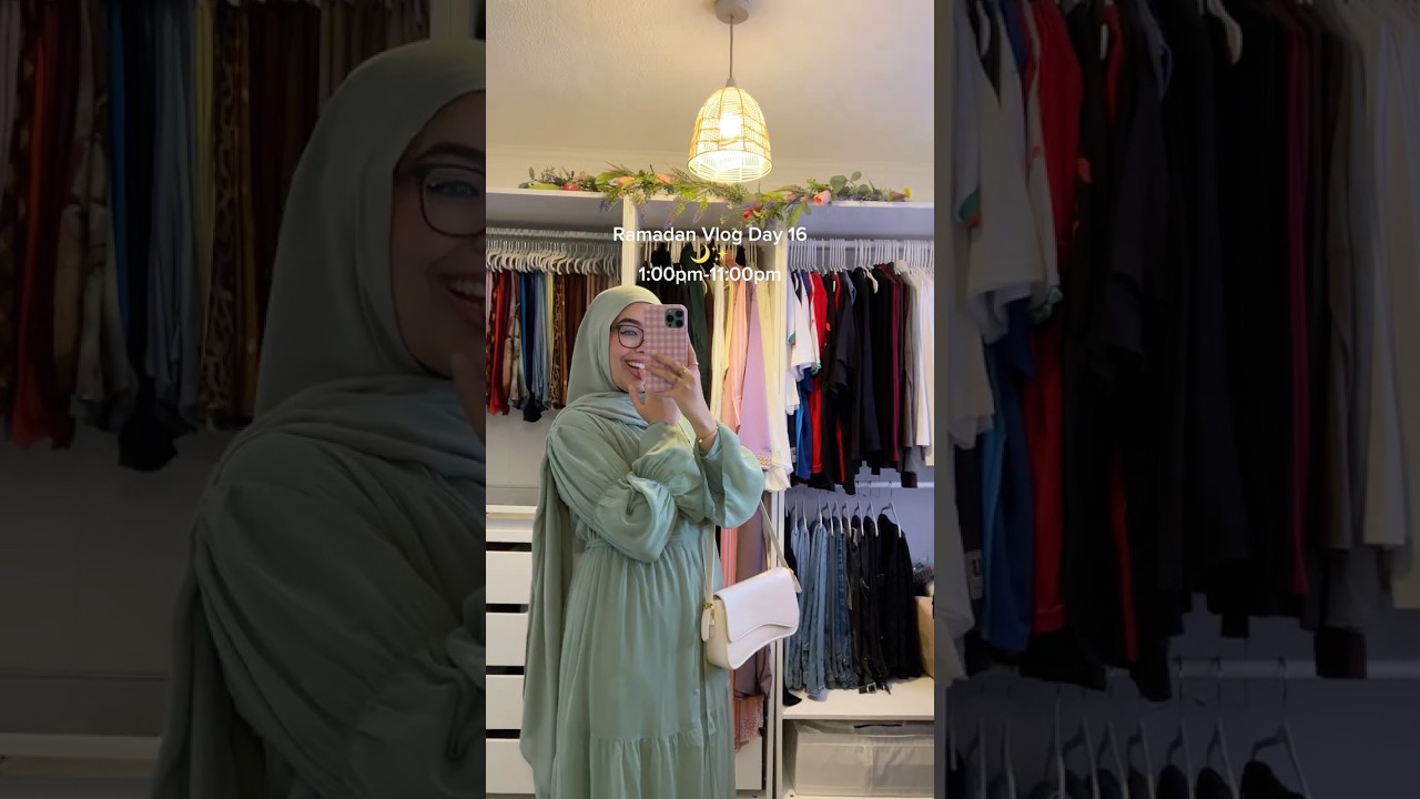 The prettiest abaya set from tulas.co.uk #ramadan #ramadanvlog #sahw #dayinthelife #stayathomewife