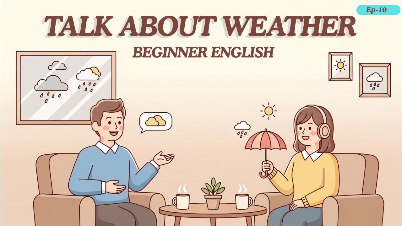 How to Talk About the Weather in English 🌧️ | Beginner Speaking Practice