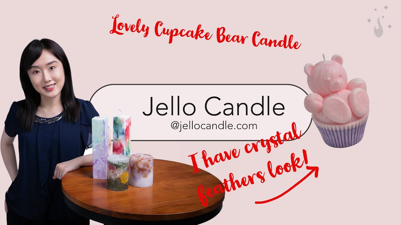 Crystal Cupcake Bear Candle Making (DIY/How To)