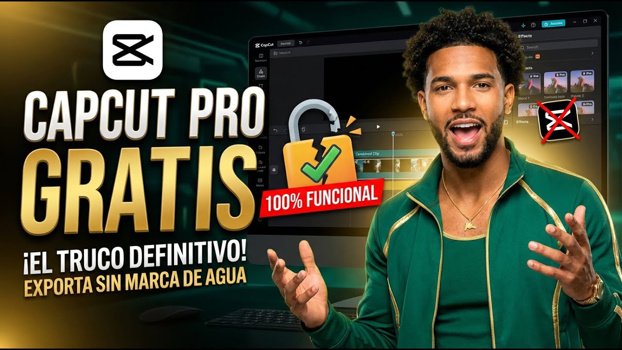 Cómo usar CapCut Pro GRATIS de por vida (Truco definitivo 2026)