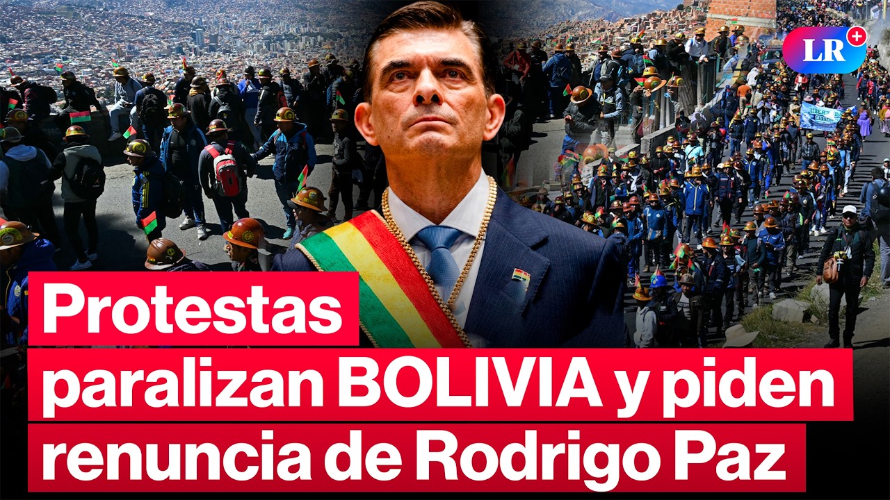🔴Caos en BOLIVIA: protestas ponen en jaque al Gobierno de Paz y piden su RENUNCIA | #LR
