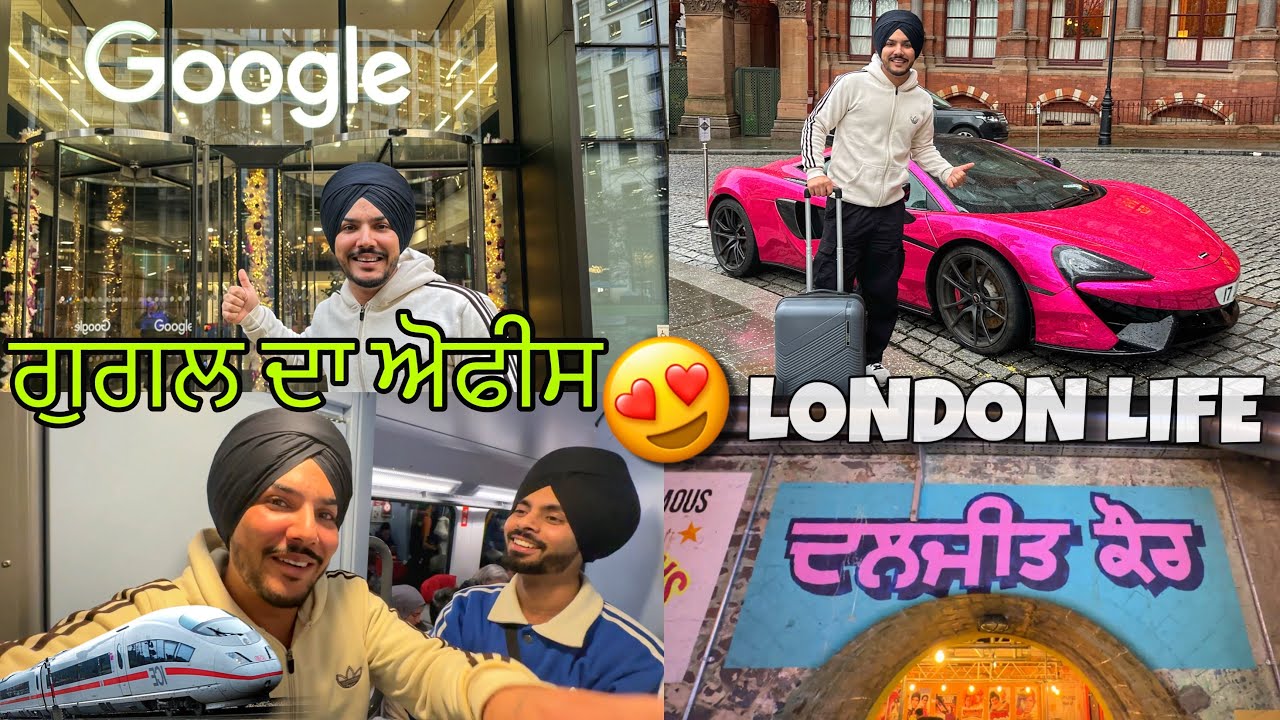 LONDON DA GOOGLE OFFICE 😱 London To Birmingham Train | London Life
