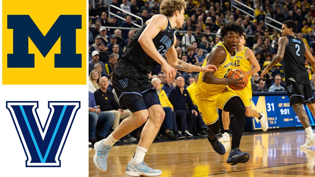 #2 Michigan vs Villanova Highlights | Men's Basketball | College Basketball 2025