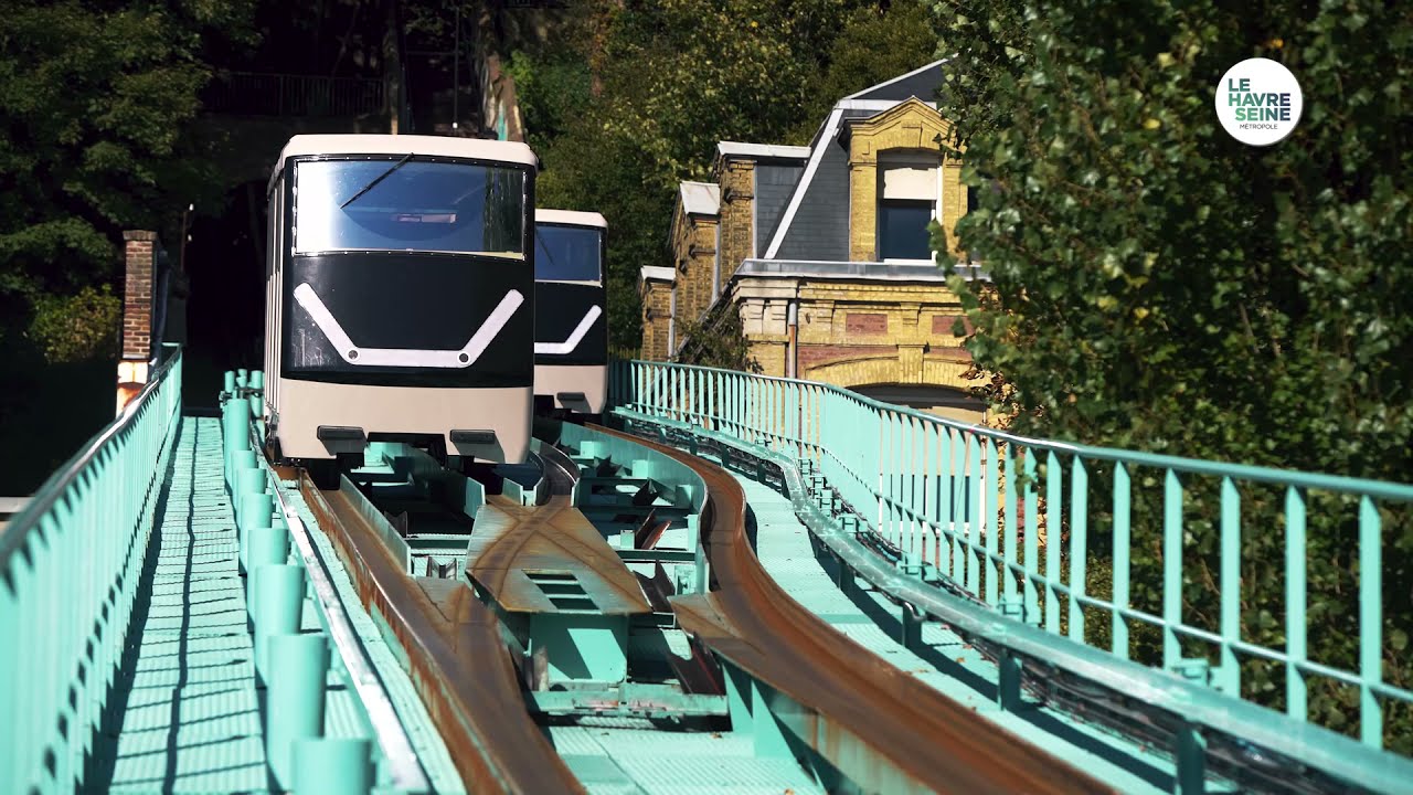 Les nouvelles cabines du funiculaire du Havre