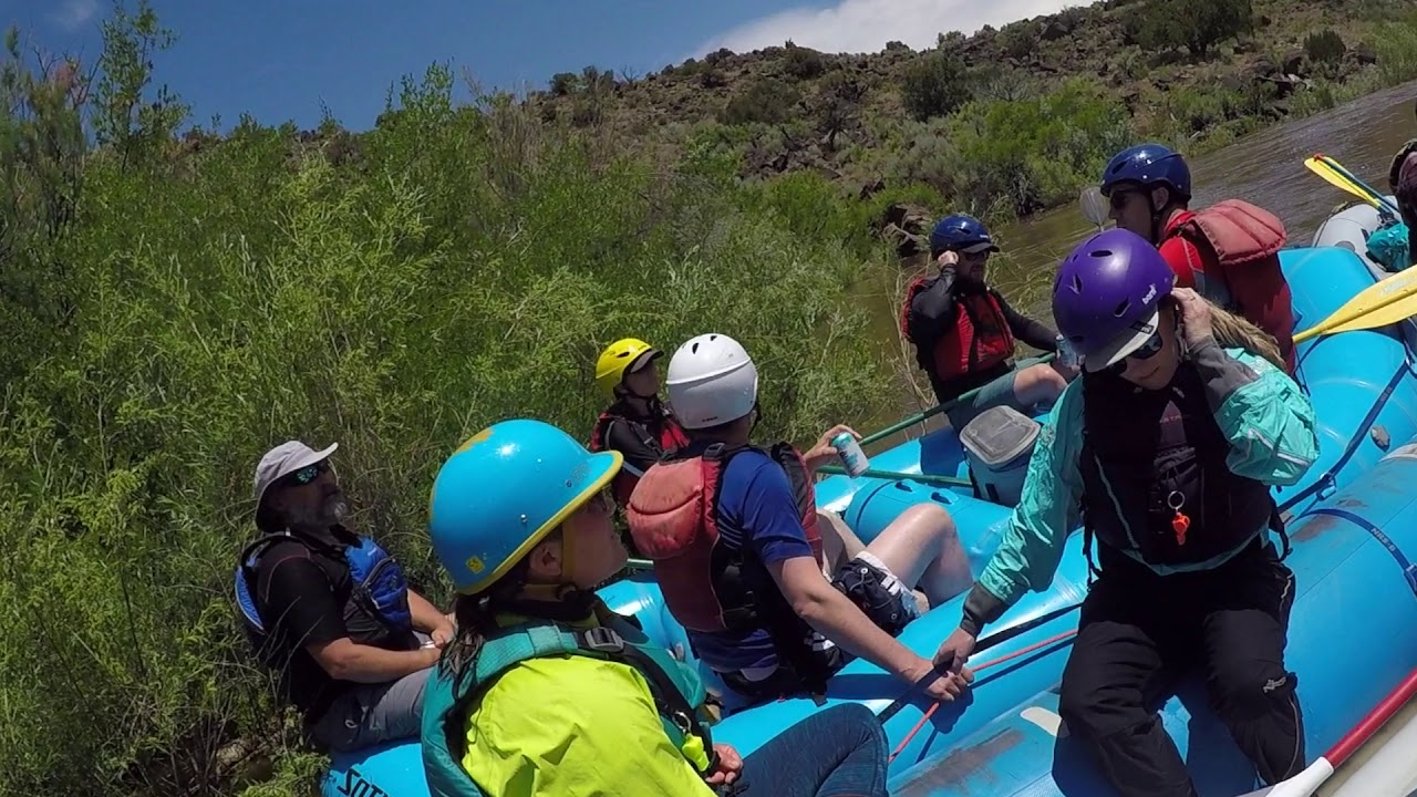 Rafting the Rio Grande Racecourse @ 4,440 CFS, High Water, Souse Hole Flip