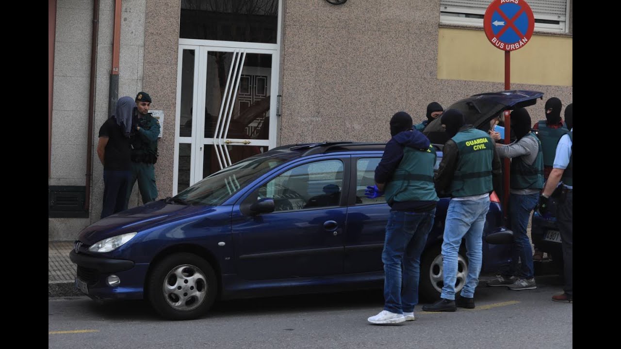Gran despliegue de la Guardia Civil en Ourense