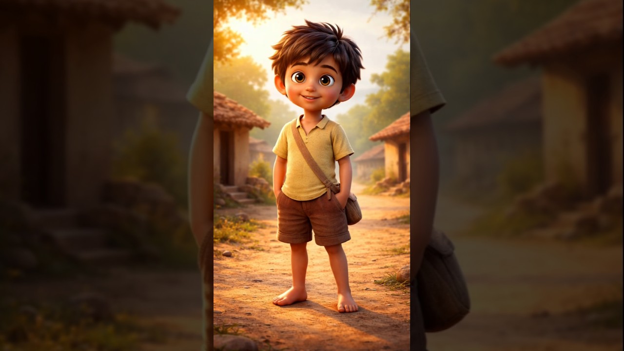 Part-3// #animatoin#cartoon #motivational#moral#boy#village#competition