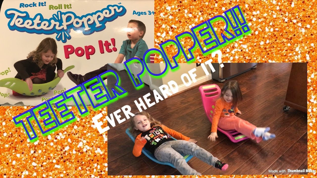 YOU THOUGHT POPPING BUBBLE WRAP WAS SATISFYING?!? // Teeter Popper // Smith 5