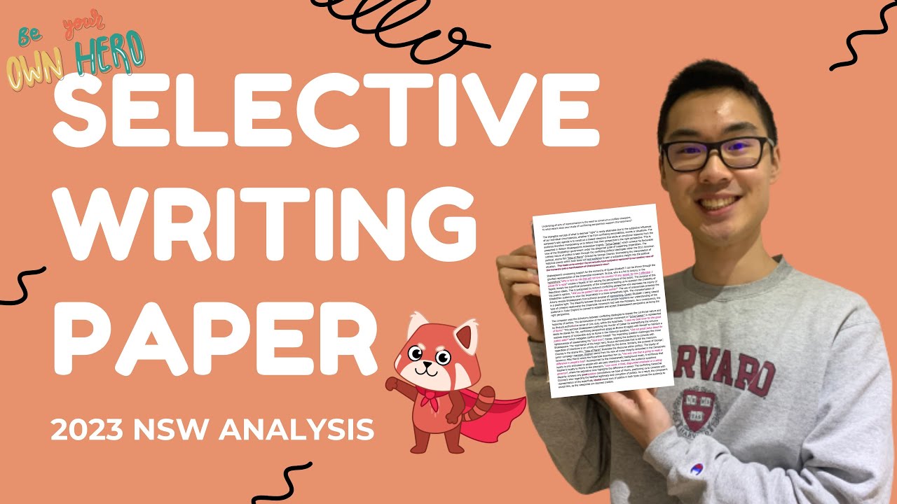 Analysing the 2023 NSW Selective Writing Paper - 'New Superhero'