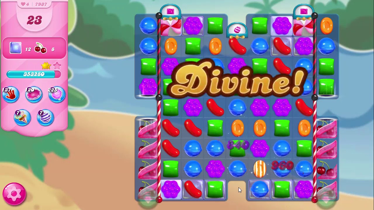 Candy Crush Saga LEVEL 7937 NO BOOSTERS