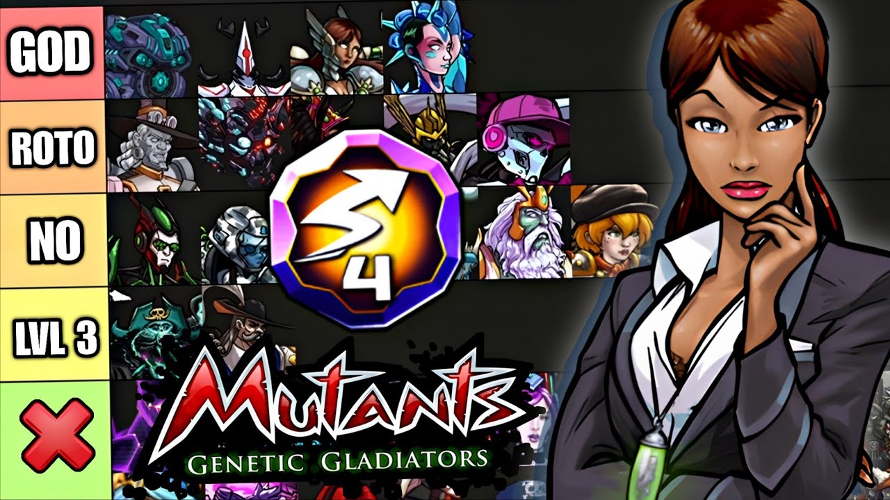 ESTOS SON LOS MEJORES MUTANTES PARA LOS ORBES DE VELOCIDAD LVL 4 | Mutants Genetic Gladiators