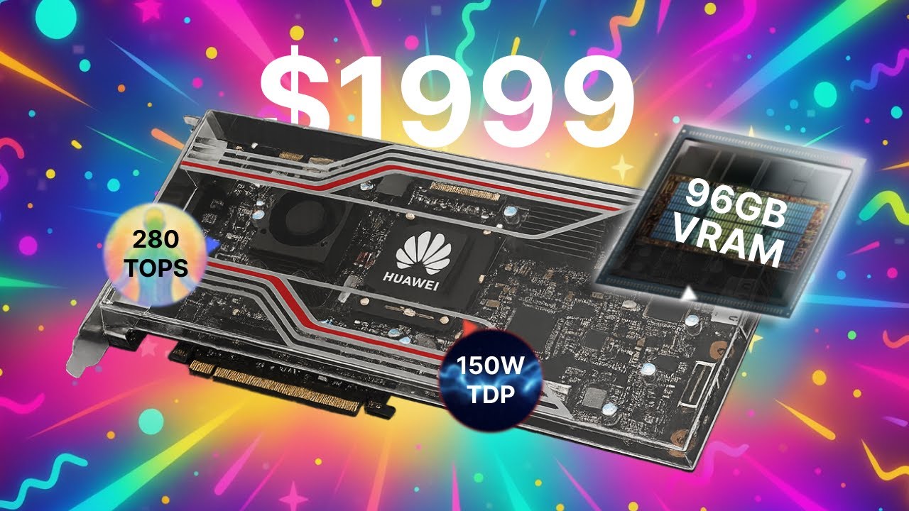 Huawei & Deepseek is REALLY CRUSHING NVIDIA!! (96G of VRAM for $1999!)