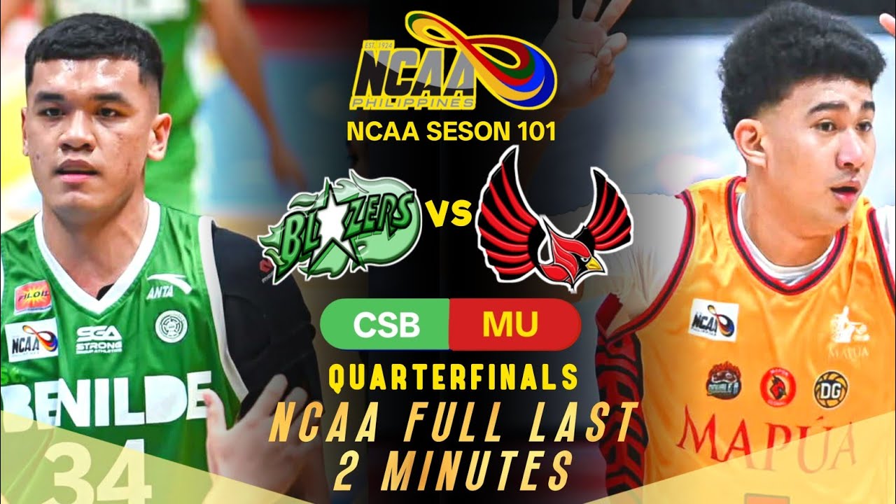 NCAA LAST 2 MINUTES QUARTERFINALS DO OR DIE: BENILDE VS MAPUA | NOVEMBER 28, 2025