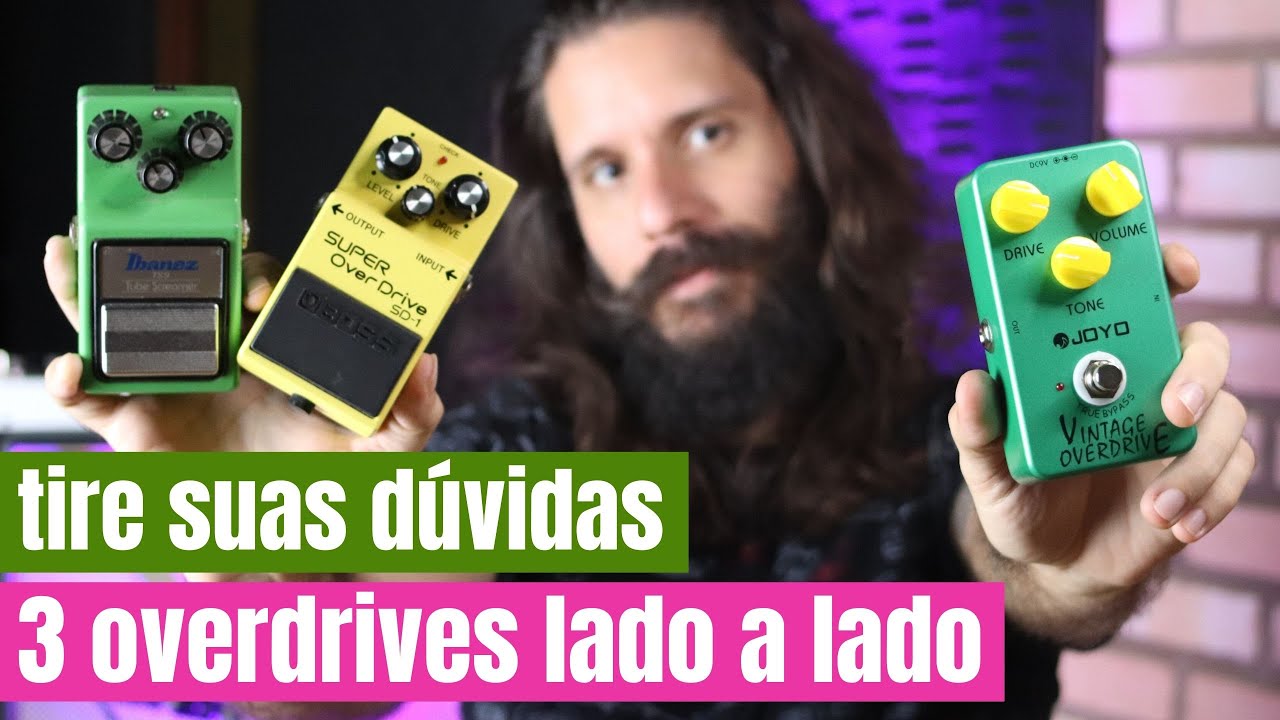 Comparativo de overdrives | JOYO | IBANEZ | BOSS | review | demo