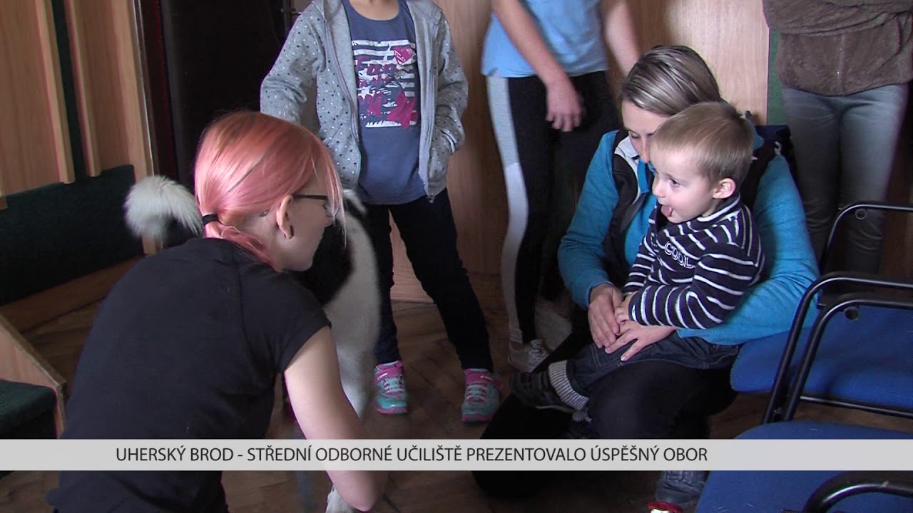 Den otevřených dveří na SOU Uherský Brod byl věnovaný psům