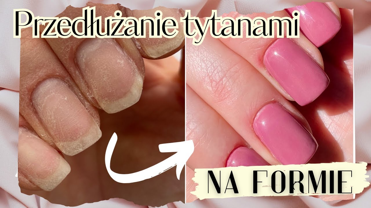 Przedłużanie tytanem na szablonie - Manicure tytanowy | Marisa z Pazurem Dip powder nails