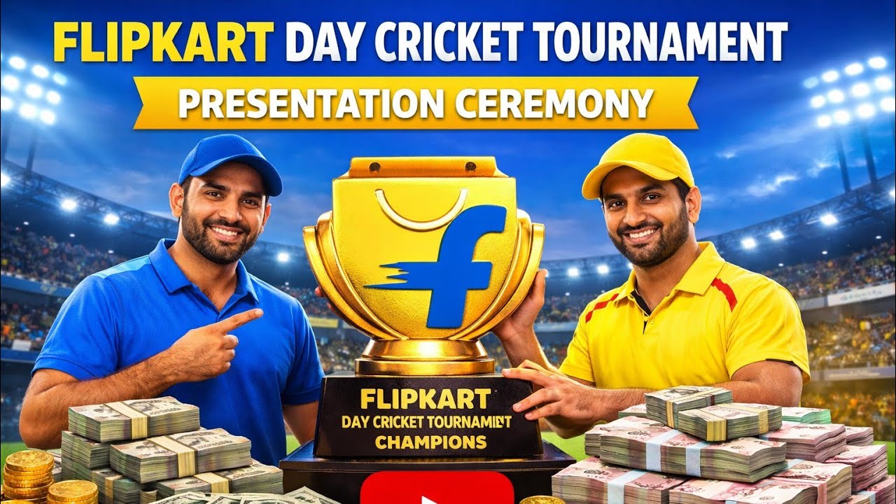 FLIPKART DAY CRICKET TOURNAMENT PRESENTATION CEREMONY