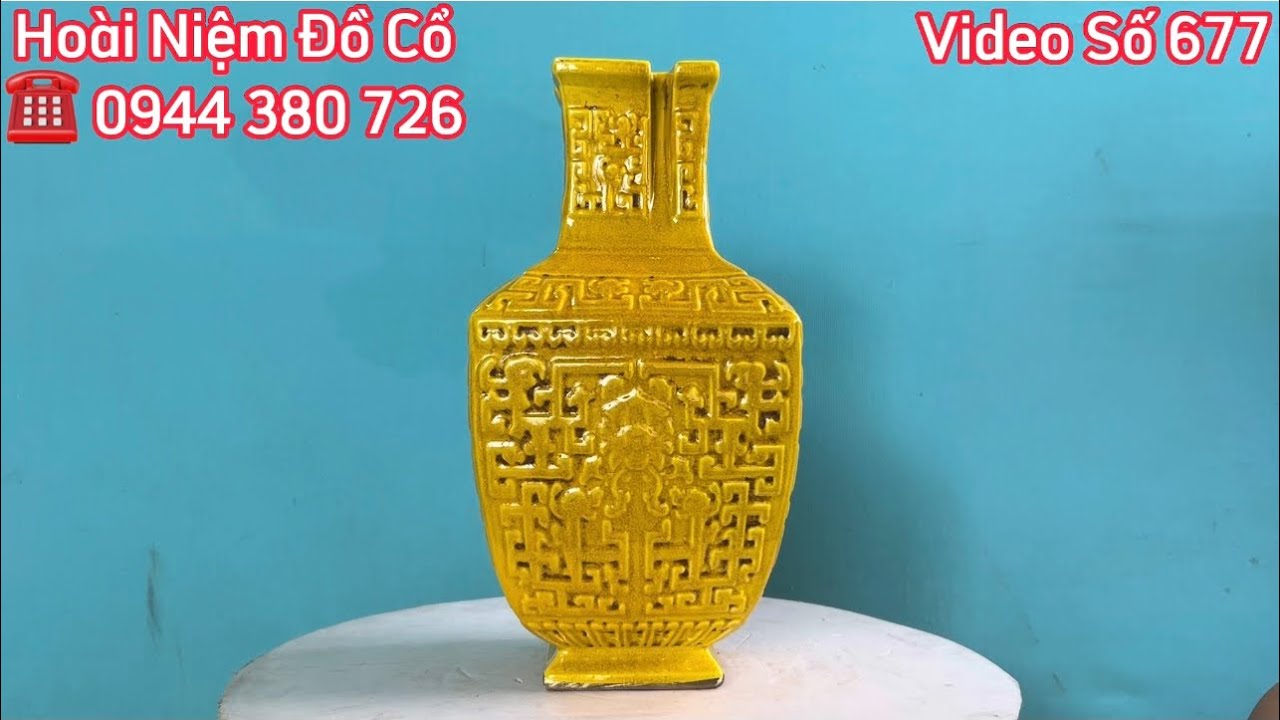 ☎️☎️ Bình Chữ Vạn Men Vàng + Ấm Rồng Minh Gốm Tàu + Ngày 8/2/2026