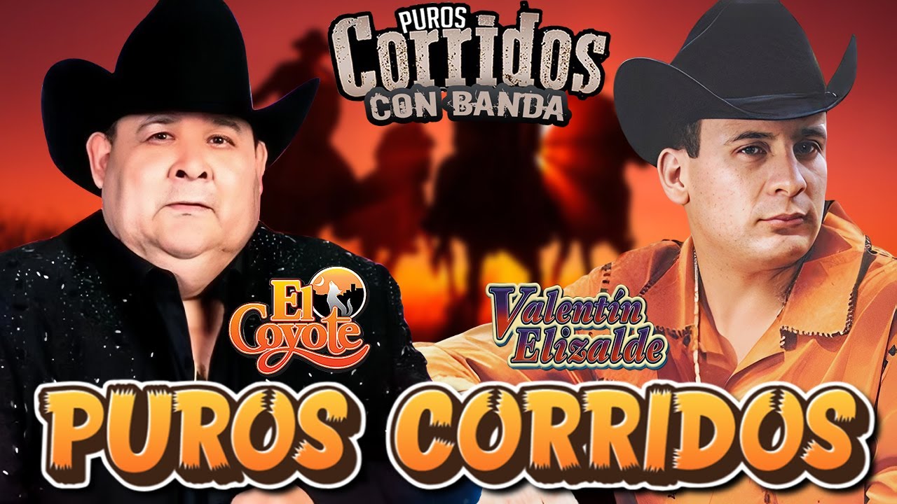 RECORDANDO LOS 90S PUROS CORRIDOS PERRONES MIX 2023⚡El Coyote, Valentin Elizalde, Julio Preciado..
