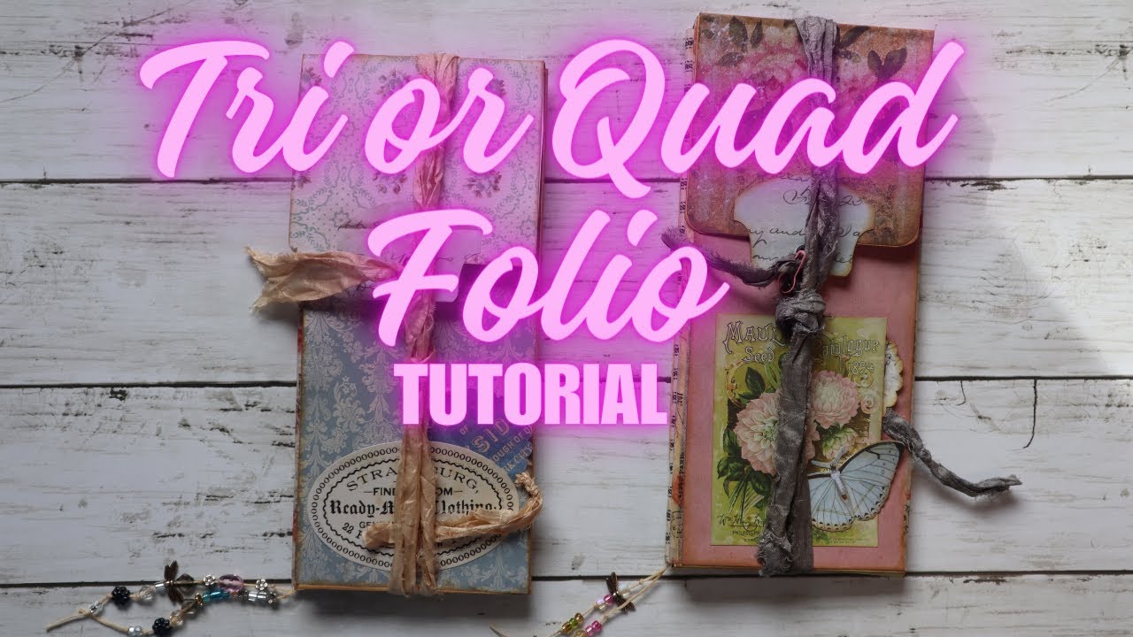 Tri or Quad Folio Tutorial - Simple Quad Folio Made With Envelopes