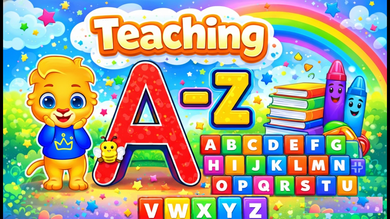 Learn A to Z Capital Letters | ABC Alphabet for Kids | Uppercase Letters Learning Video