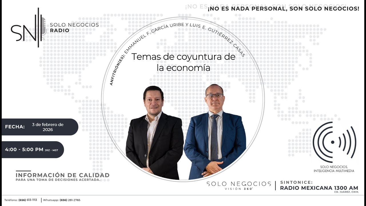 [SNR] Solo Negocios Radio del 03 de febrero de 2026