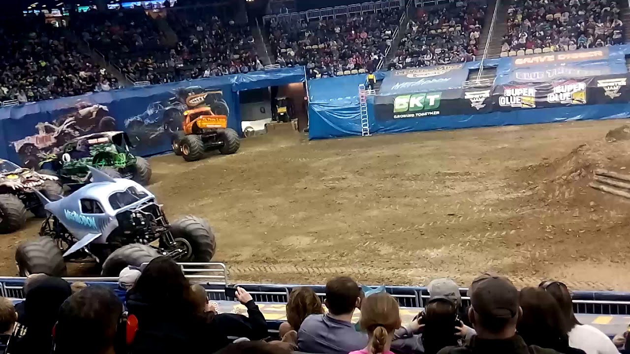 Megalodon makes Monster Jam history Feb 7, 2020 at the PPG arena in Pittsburgh
