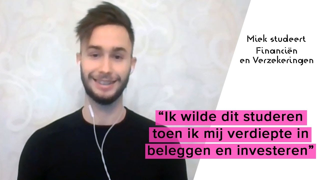 Financi&euml;n en Verzekeringen: waarom koos Miek hiervoor ?