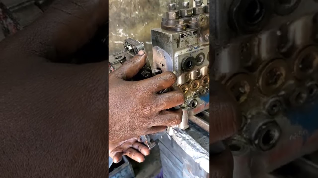 CHANGING 6M60/61 INJECTOR PUMP FROM ELECTRIC TO MANUAL