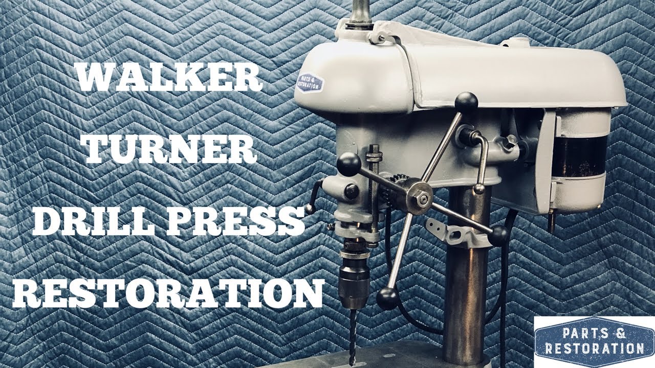 How to Restore a Drill Press | Tool Restoration | Vintage Walker Turner 900 Series 15