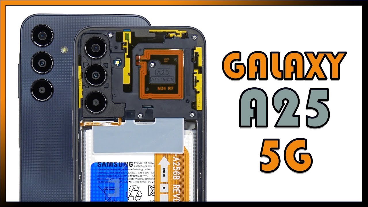 Видеообзор разборки и ремонта Samsung Galaxy A25 5G