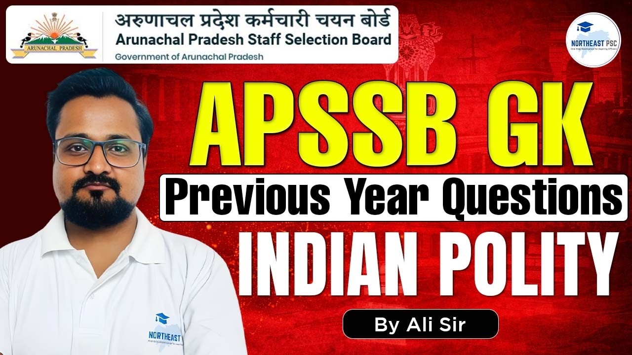 APSSB GK Previous Year Questions | Indian Polity PYQ for APSSB CGL 2026 | Most Important Questions|