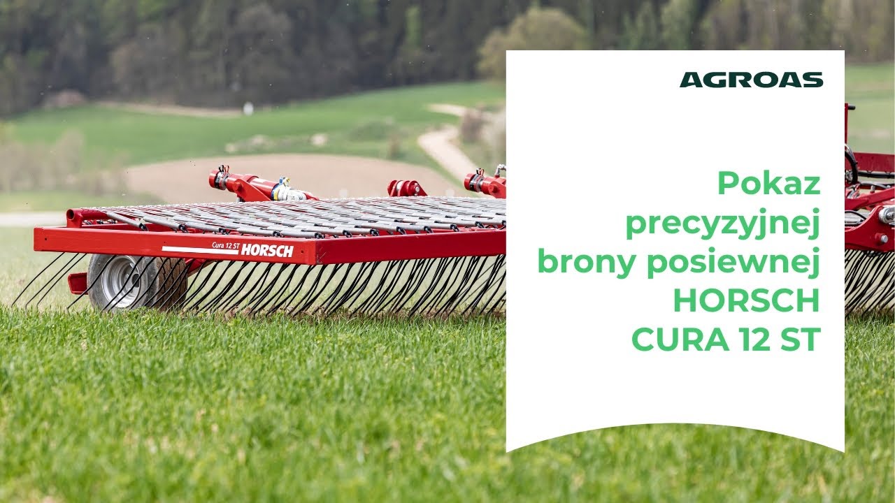 🚜 Pokaz precyzyjnej brony posiewnej HORSCH CURA 12 ST