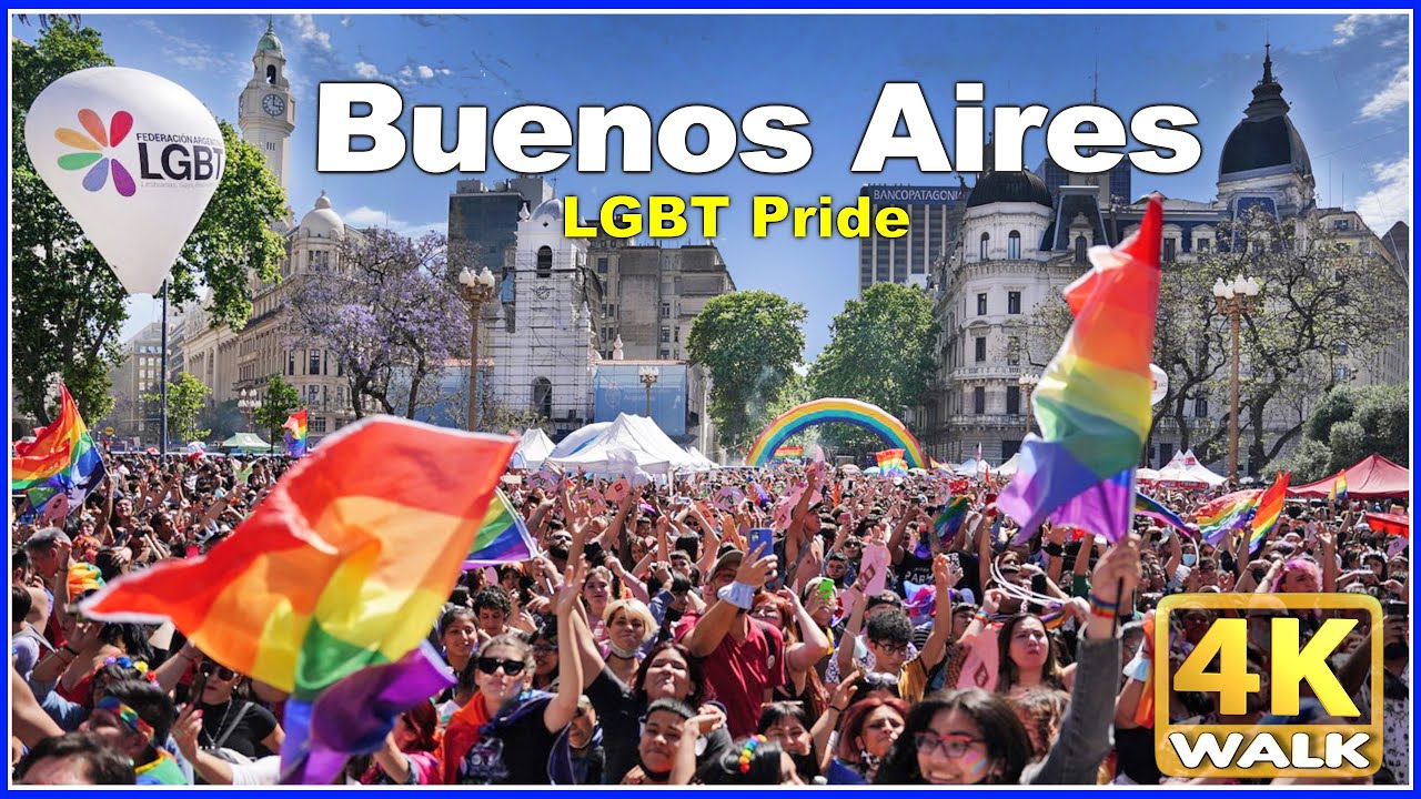 【4K】GAY PRIDE in Buenos Aires Argentina 4k video Travel vlog