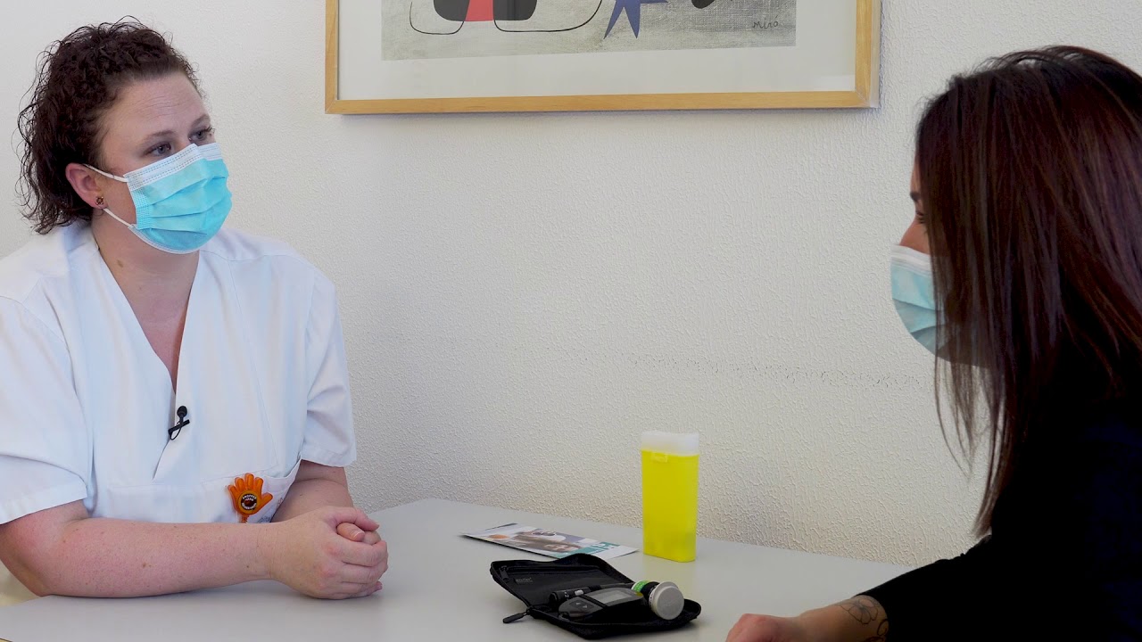 Mesure de glycémie et injection d'insuline