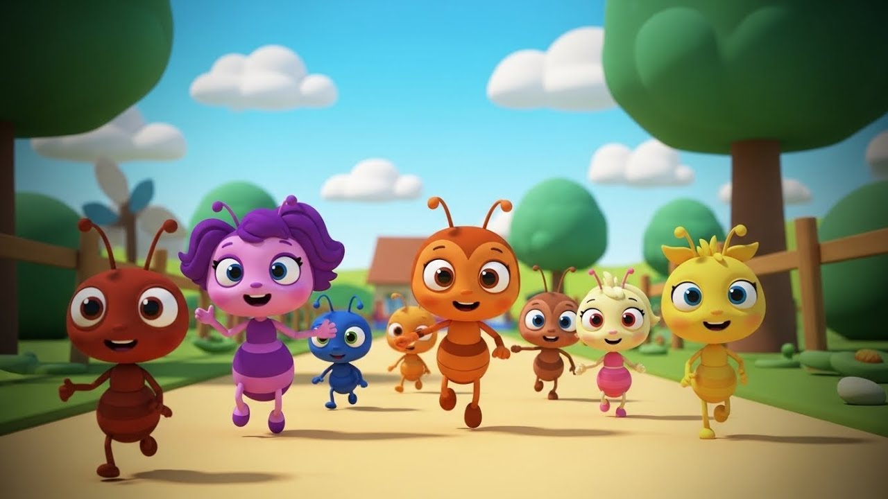 As Formiguinhas Vão Marchando 🐜 | Música Infantil Animada