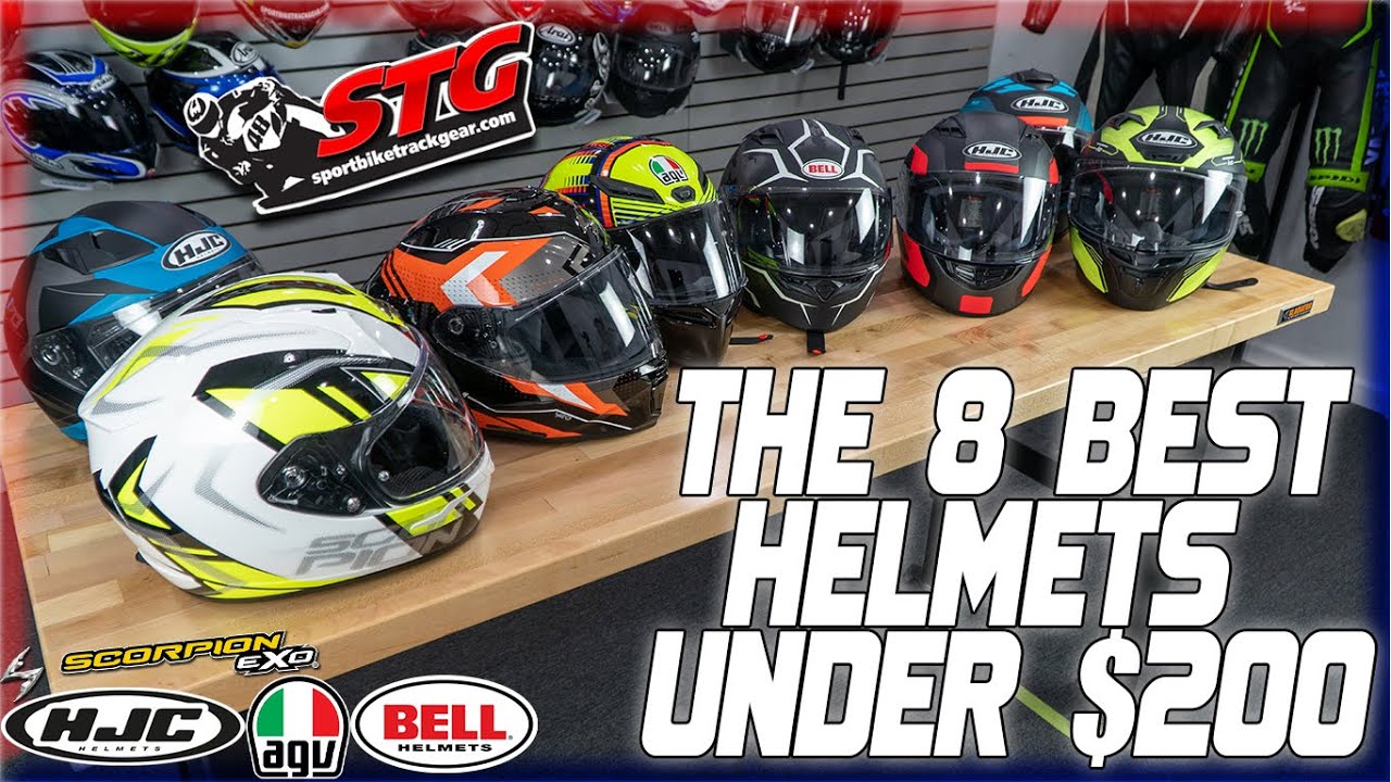 The BEST Motorcycle Helmets UNDER $200 | Sportbike Track Gear