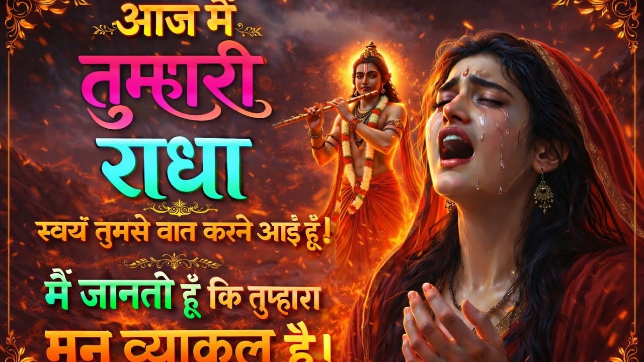 कृष्ण बोल रहे हैं: तुम्हारा भाग्य लिखा जा चुका है, बस @Radharani-ka-ashirwad #motivation #maa