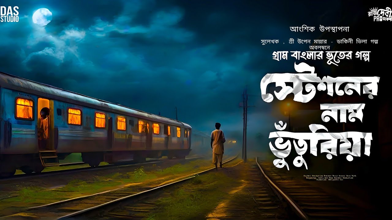 স্টেশনের নাম ভুতুরিয়া ( গ্রাম বাংলার ভূতের গল্প ) | ডাকিনী ভিলা | Gram Banglar bhuter golpo |