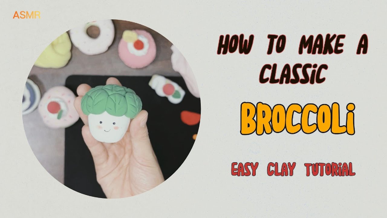 How to Make a Broccoli | Easy Clay Tutorial