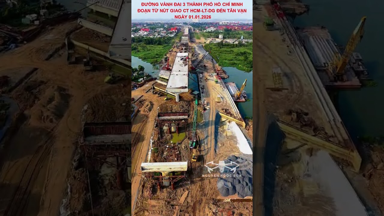 Đường Vành Đai 3 TP Hồ Chí Minh ngày 01.01.2026