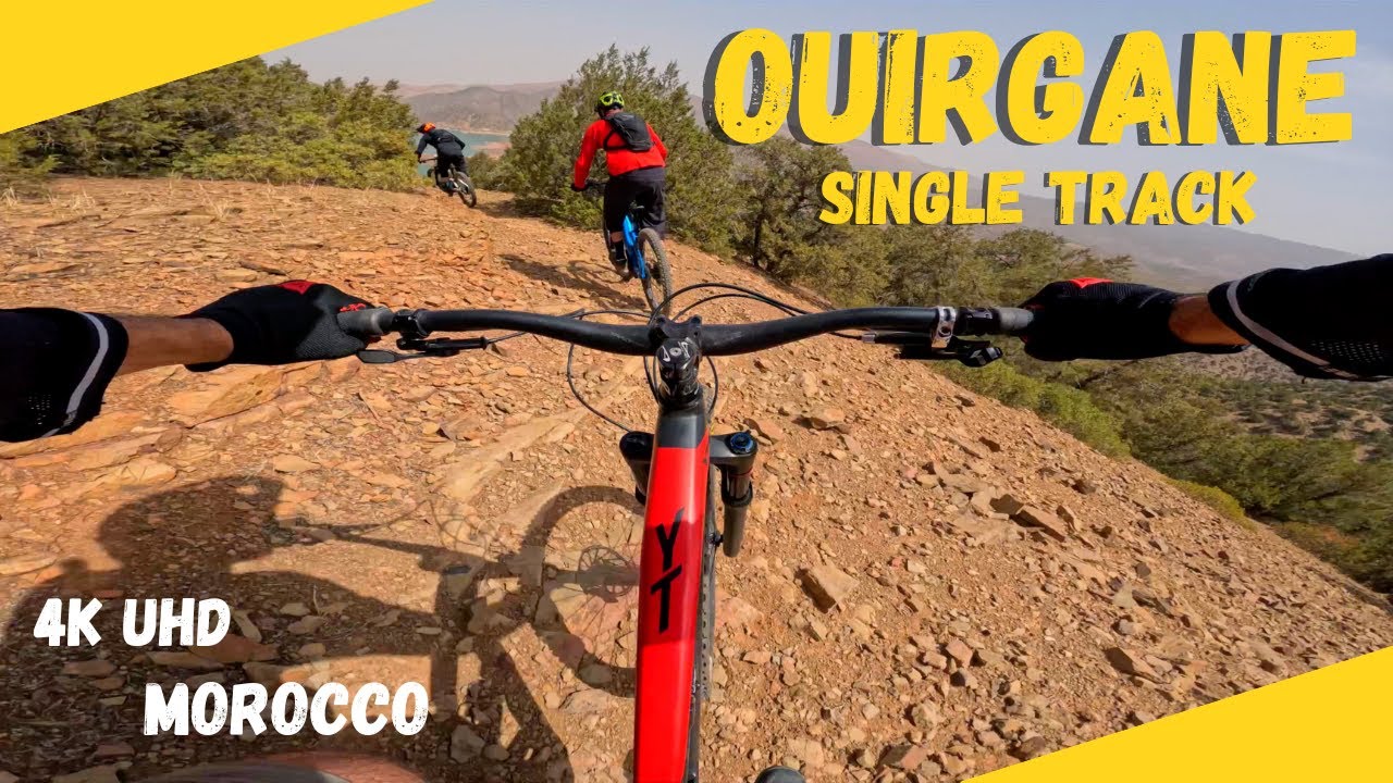 Morocco MTB Singletrack Ouirgane High Atlas Mountains  4K UHD