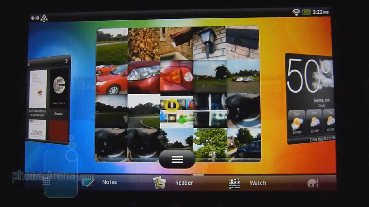 HTC Sense UI for tablets Walktrough